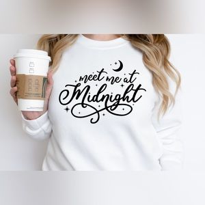 Meet Me At Midnight Taylor Swift Custom Crewneck